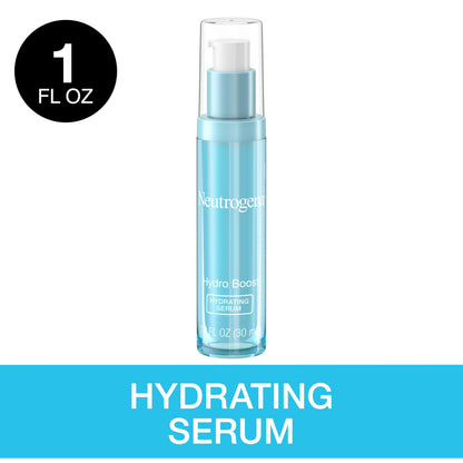 Neutrogena Hydro Boost Hydrating Hyaluronic Acid Face & Neck Serum, Fast-Absorbing Neutrogena