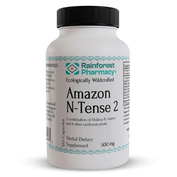 Rainforest Pharmacy N-Tense (2) Wildcrafted Amazon Rainforest Herbal Supplement to Support Cellular Health 500mg | 120 Vegetable Capsules with Mullaca, Anamu, Cat’s Claw, Suma Rainforest Pharmacy buy australia supplements