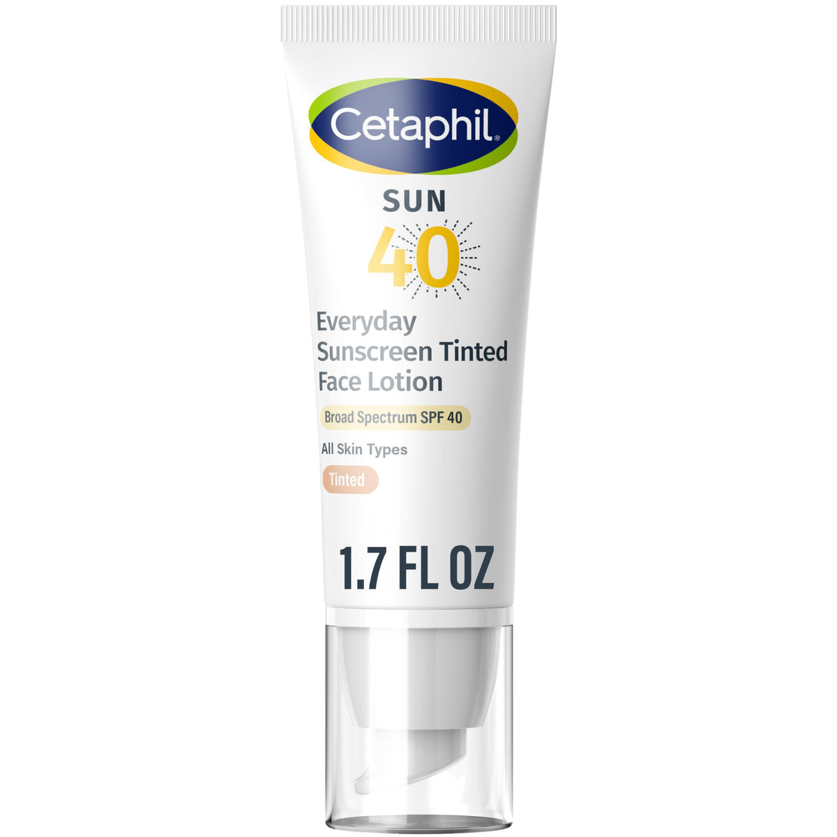 Cetaphil Tinted Mineral Face Sunscreen, SPF 40, Sensitive Skin, 1.7oz Cetaphil