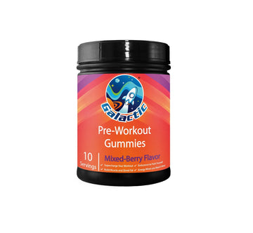 Galactic Pre-Workout Gummies, All Natural, 250mg Caffeine, Beta-Alanine, L-Citrulline Galactic buy australia supplements