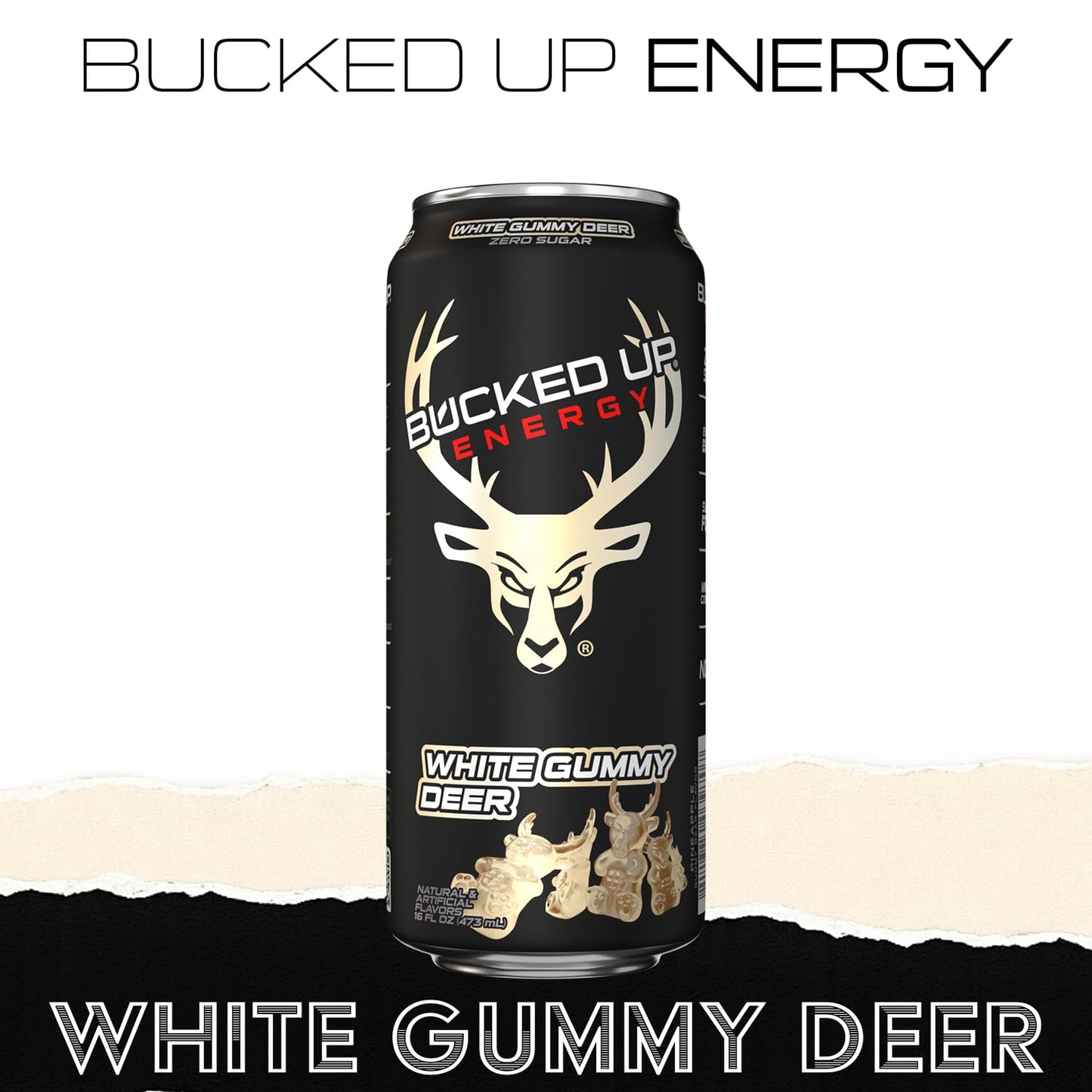 Bucked Up Energy Drink 300mg (Blood Raz) (12 CT)