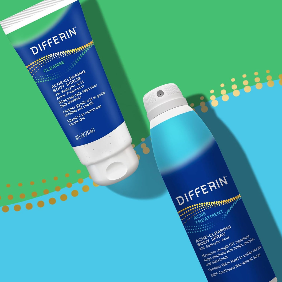 Differin Acne Body Spray, Salicylic Acid Back & Chest Treatment, 6oz Differin