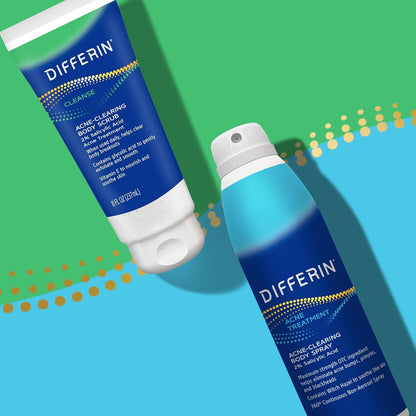 Differin Acne Body Spray, Salicylic Acid Back & Chest Treatment, 6oz Differin