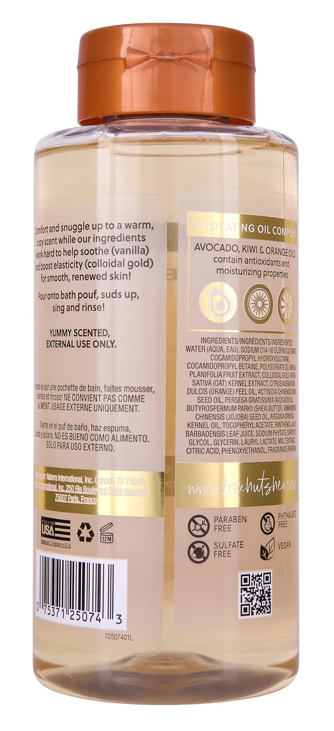 Tree Hut Body Wash, Vanilla, 18 Fl Oz Tree Hut