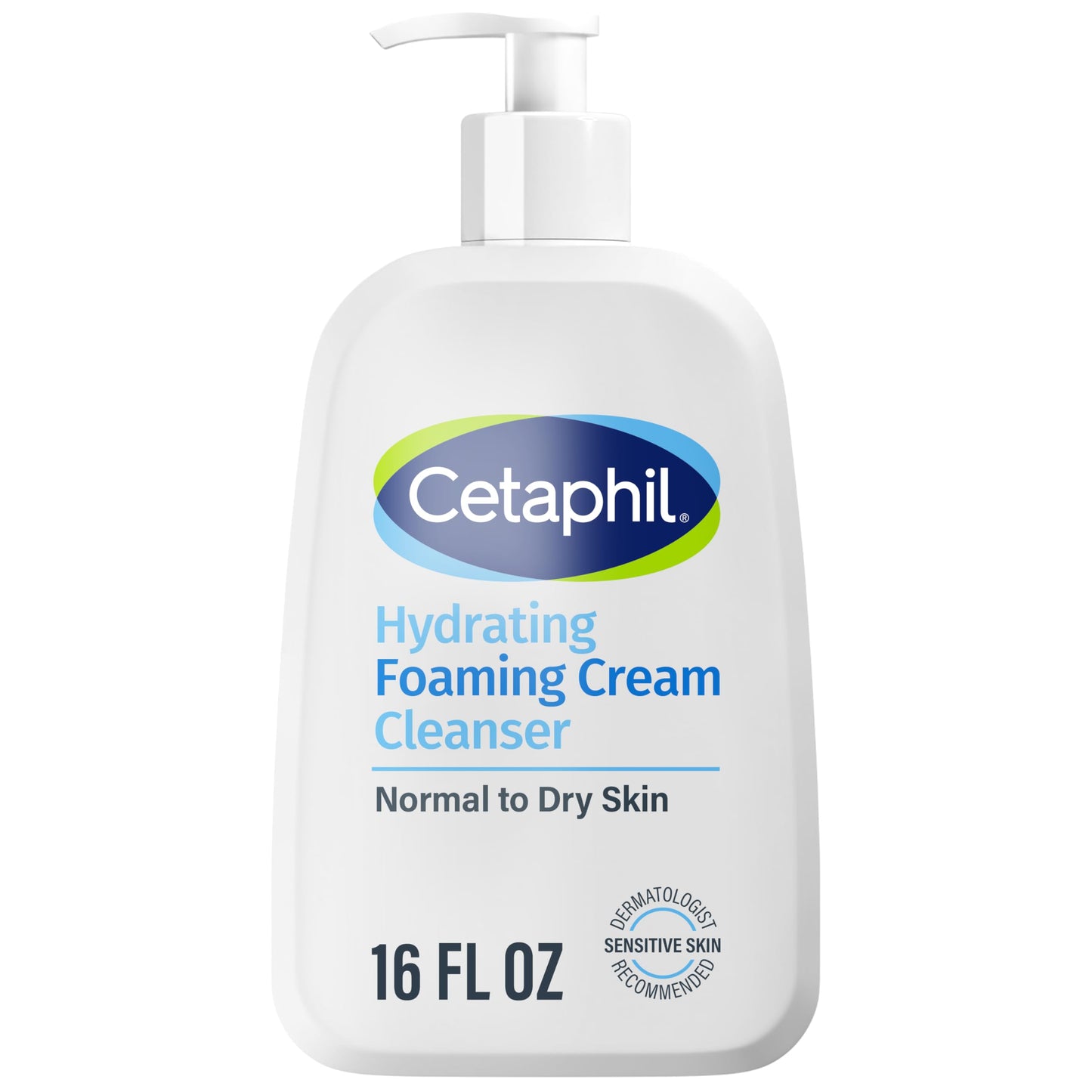 Cetaphil Cream to Foam Face Wash, Hydrating Foaming Cream Cleanser, 16 oz, For Normal to Dry, Sensitive Skin Cetaphil