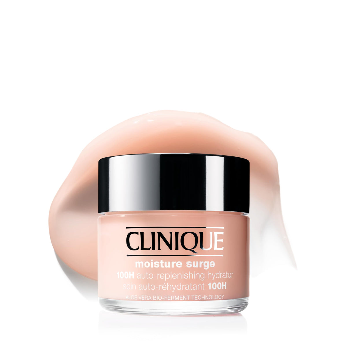 Clinique Moisture Surge 100H Auto-Replenishing Hydrator Oil Free Face Moisturizer | With Hyaluronic Acid, Aloe Bioferment and Vitamins C + E | For All Skin Types | Hydrating + Moisturizing, 4.2 Fl Oz Clinique