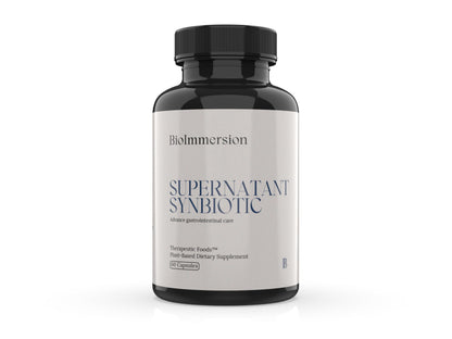 BioImmersion Supernatant Synbiotic - Prebiotic Probiotic Postbiotic - Eases Digestive Discomfort, Gut Imbalance & Yeast Overgrowth - Immune & Microbiome Support BioImmersion