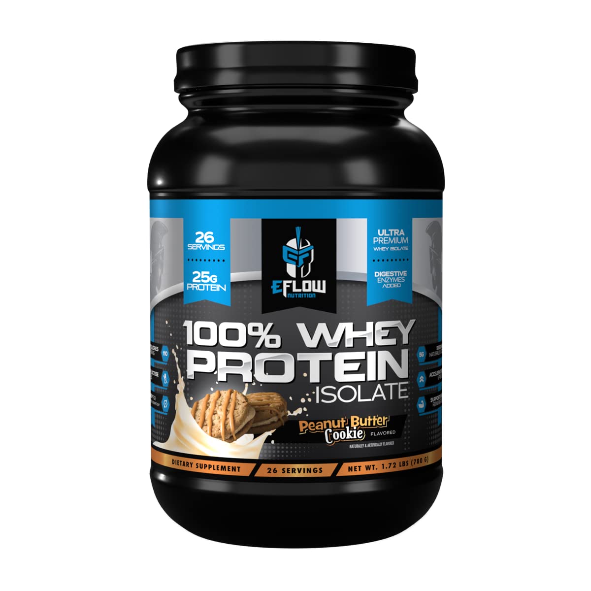 eFlow Nutrition 100% Whey Protein Isolate - Lactose-Free Digestive Enzymes Added eFlow Nutrition buy australia supplements