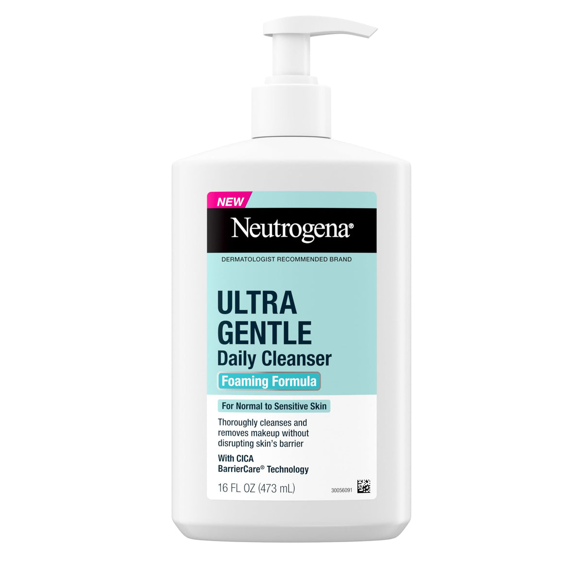 Neutrogena Ultra Gentle Foaming Facial Cleanser, Fragrance Free, 16 fl. oz Neutrogena
