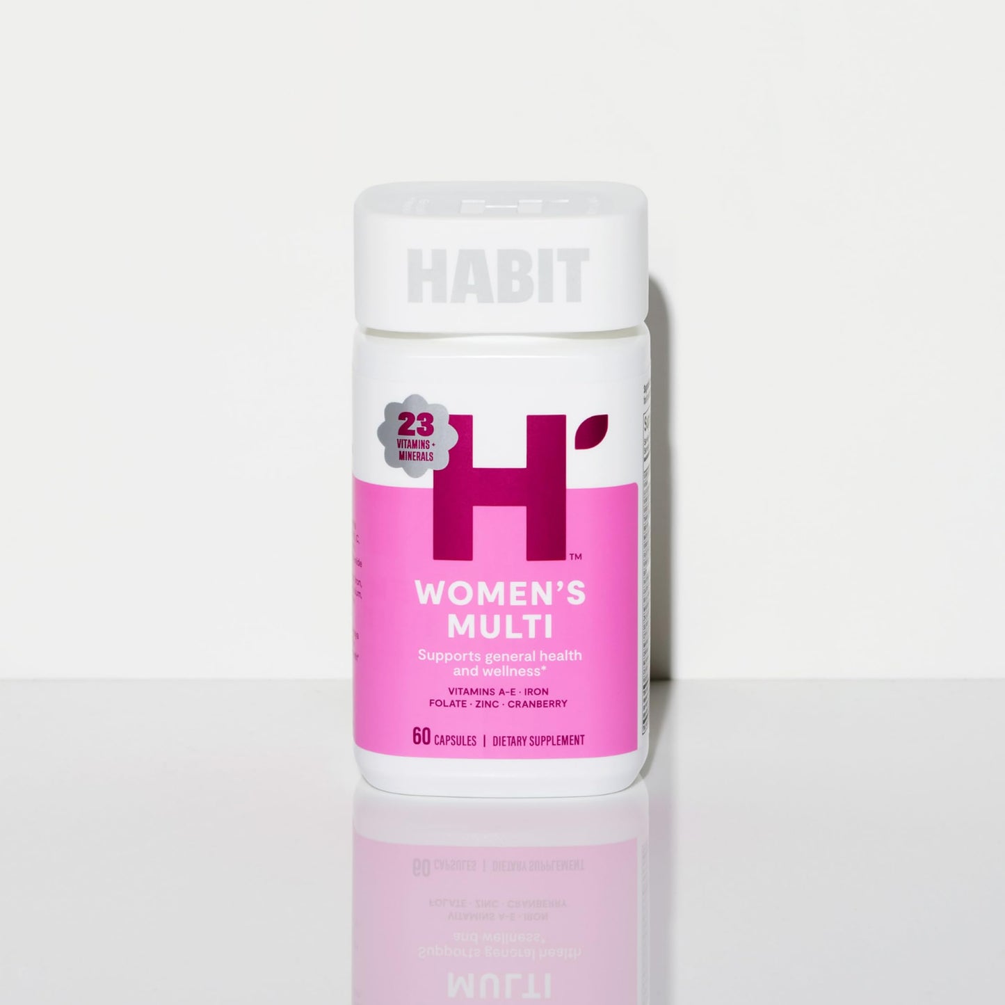 Habit Womens Multi Supplement (60 Capsules) - New Look, Supports General Health & Wellness, 23 Essential Vitamins and Minerals, Fruit extracts H' Habit