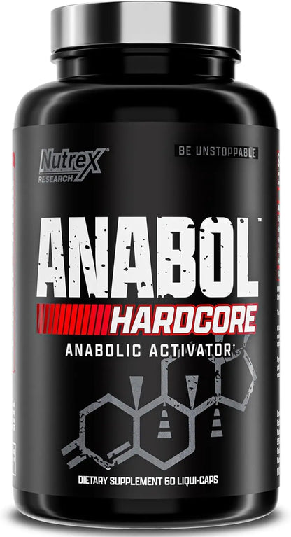 Nutrex Research Anabol Hardcore Anabolic Activator, Muscle Builder and Hardening Agent, 60 Pills Nutrex Research