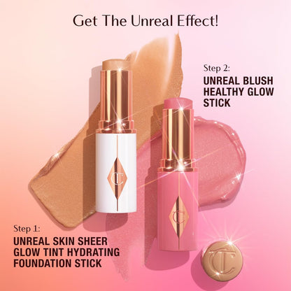 Charlotte Tilbury Unreal Healthy Glow Blush Stick - Buildable Cream Makeup Charlotte Tilbury