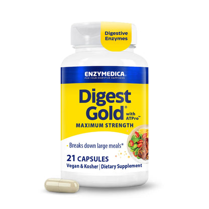 Enzymedica, Digest Gold to Go Pillbox, 21 Capsules Enzymedica