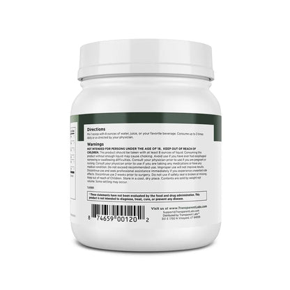 Transparent Labs Prebiotic Greens - Superfood Powder & Antioxidants Supplement with Organic Spirulina, Chloerra, Acacia, & Green Banana Powder - 30 Servings, Unflavored Transparent Labs