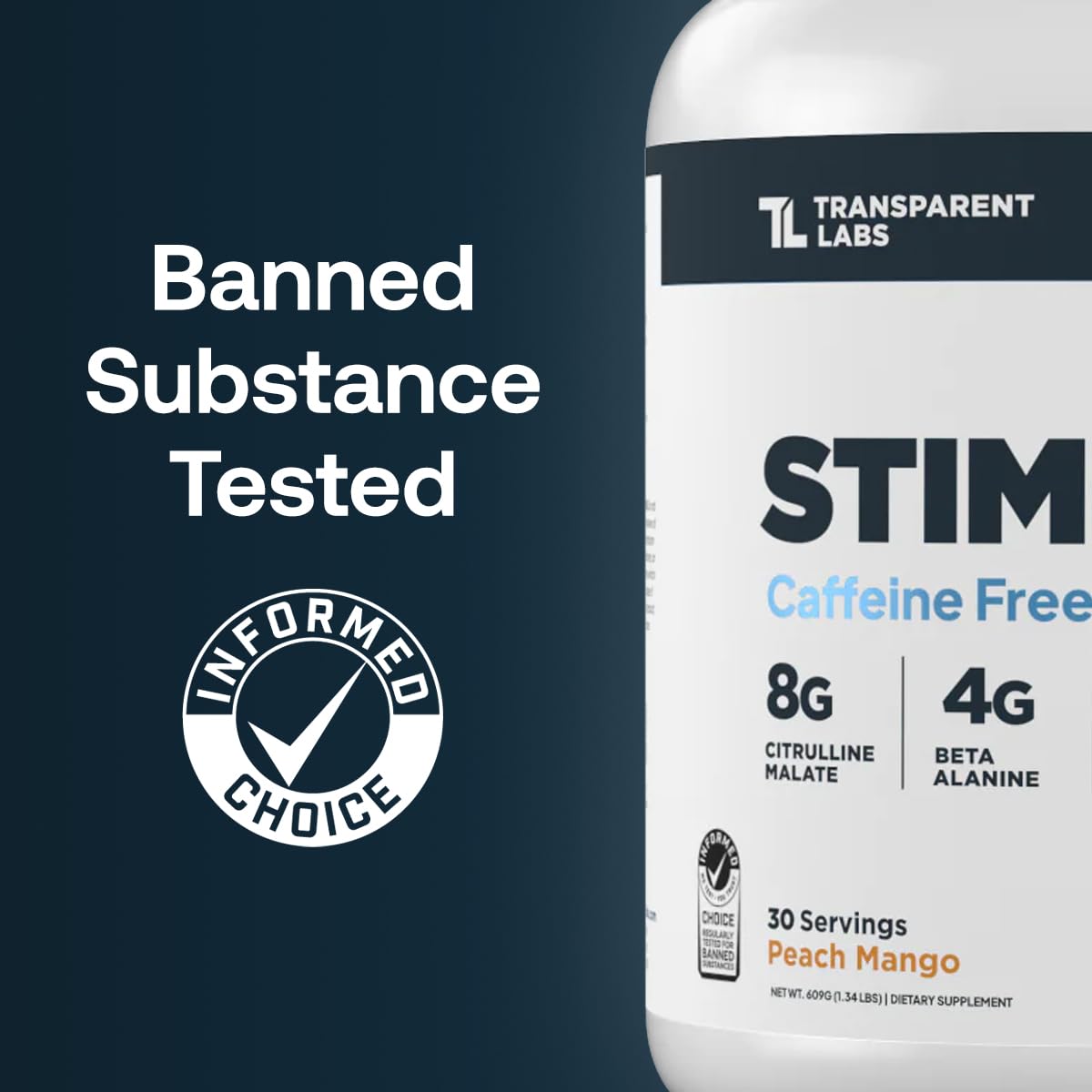 Transparent Labs Stim-Free Pre-Workout - Caffeine & Stim Free Pre Workout Powder for Men and Women with Beta Alanine Powder, Citrulline Malate, & elevATP - 30 Servings, Strawberry Lemonade Transparent Labs buy australia supplements