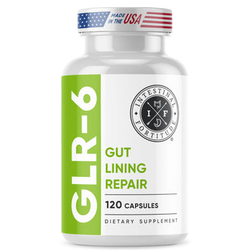Intestinal Fortitude GLR-6 - Gut Lining Repair Supplement for Gut Health - Leaky Gut Repair with L-Glutamine, Slippery Elm, DGL Licorice Root, Marshmallow Root, Fenugreek Intestinal Fortitude buy australia supplements