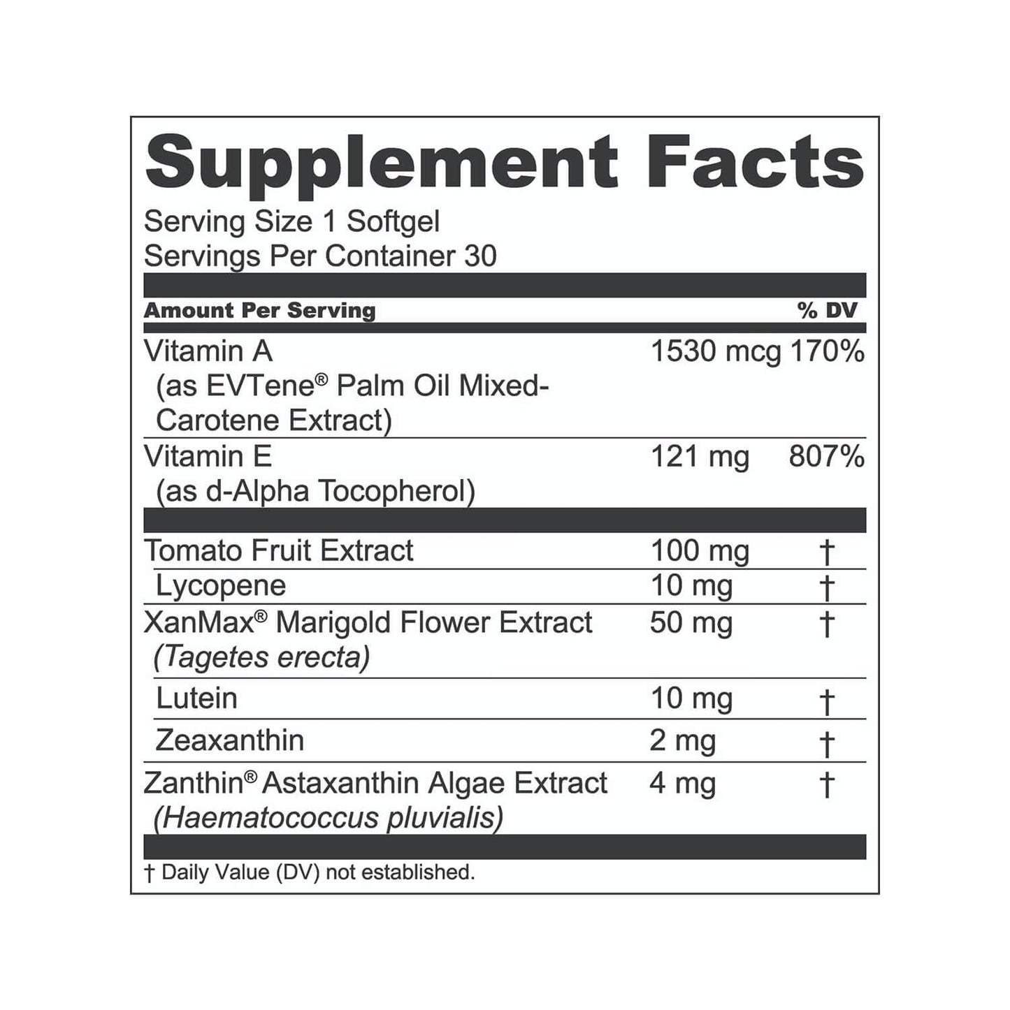 1MD Nutrition VisionMD Eye Vitamin CARMIS - Eye Supplement for Adults - with OptiLut Lutein & Zeaxanthin - Supports Vision Health Care, Everyday Eye Strain 1MD Nutrition