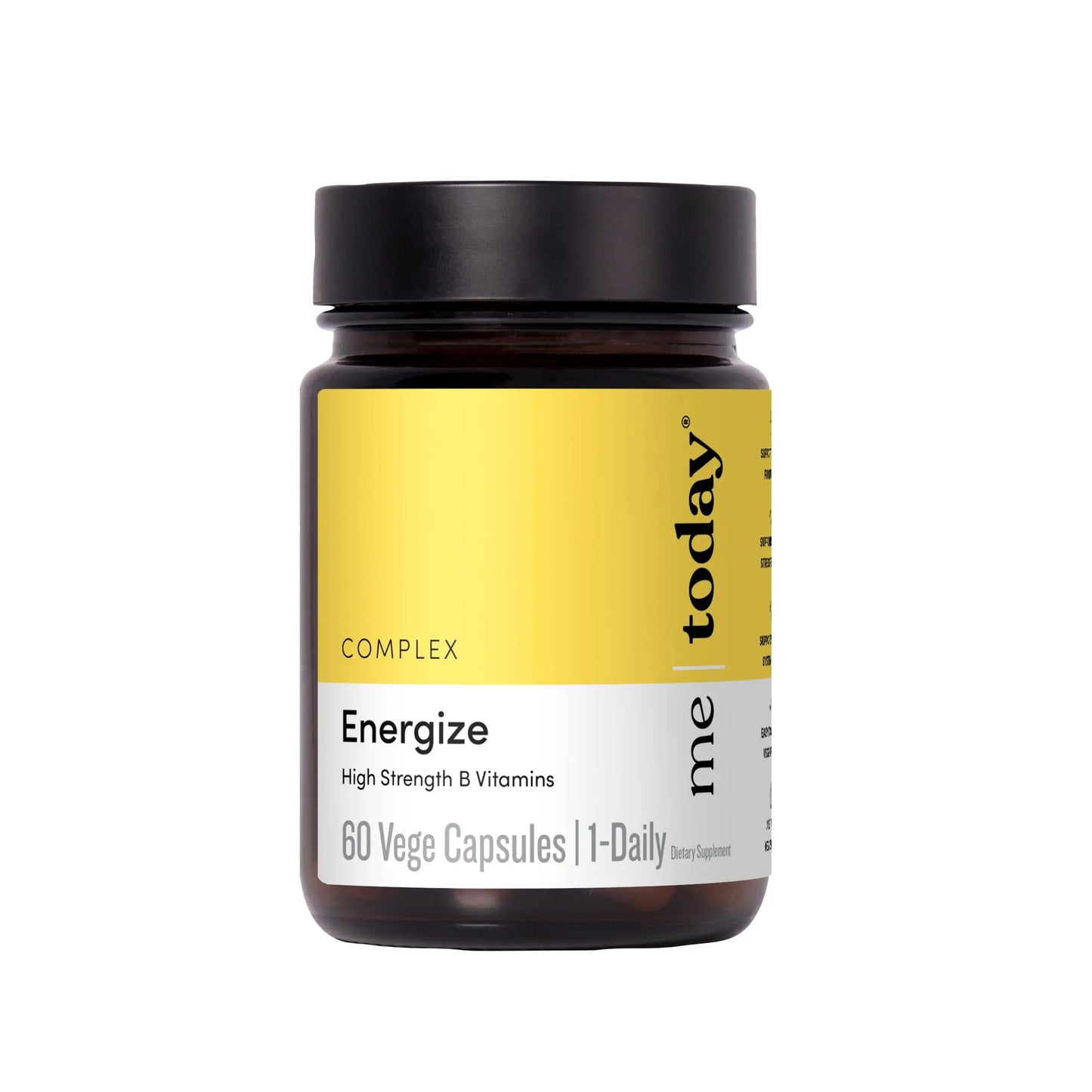 me today Energise Supplement Super B Vitamin B Complex for Men & Women - B6, B12 with Vitamin C, Zinc, Ashwagandha and Siberian Ginseng me today