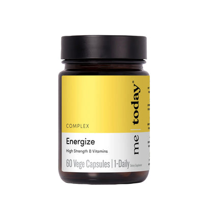 me today Energise Supplement Super B Vitamin B Complex for Men & Women - B6, B12 with Vitamin C, Zinc, Ashwagandha and Siberian Ginseng me today