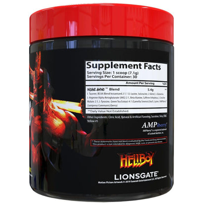 Insane Labz Hellboy Bundle, Psychotic Hellboy Pre Workout and Insane Amino BCAA, Increase Muscle Mass, Strength, Focus and Recovery Time, Lemonade