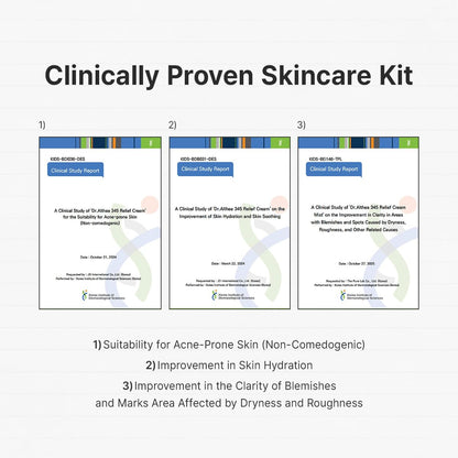 Dr.Althea 345 Travel Kit (Set of 3), Korean Vegan Skin Care Set Dr.Althea
