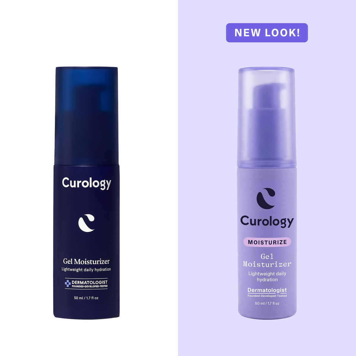 Curology Gel Face Moisturizer, Hyaluronic Acid Lotion for All Skin Types Curology