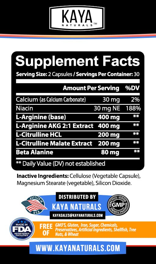 Kaya Naturals - Nitric Blast Potent All-Natural Herbal Supplement for Maximum Health Benefits Kaya Naturals buy australia supplements