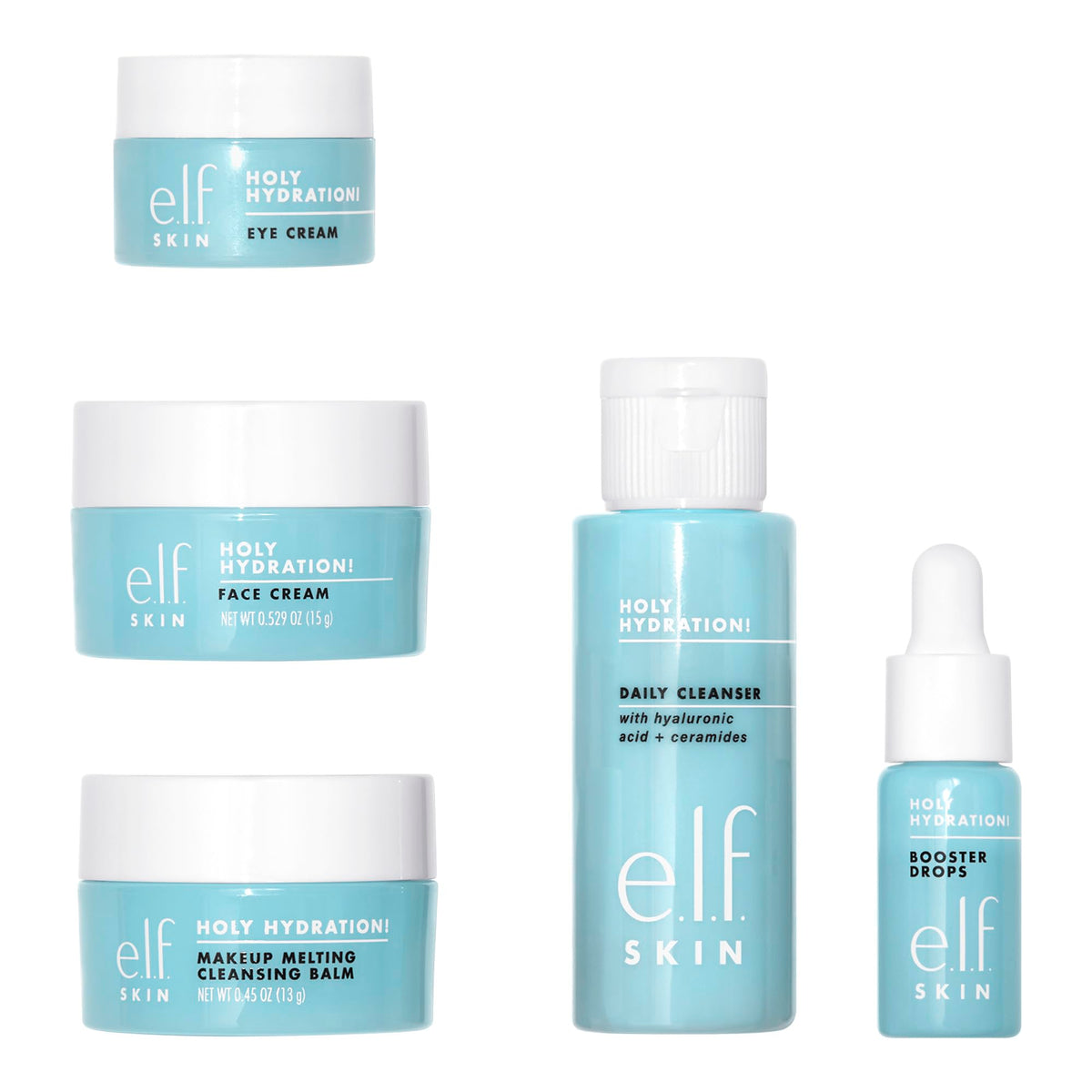 e.l.f. SKIN Holy Hydration! Hydrated Ever After Skincare Mini Kit, Travel e.l.f.