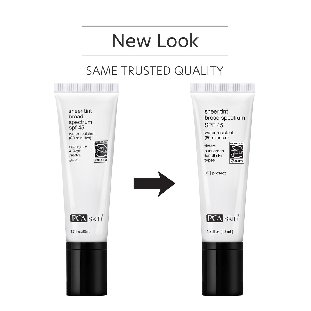 PCA SKIN Sheer Tint Broad Spectrum SPF 45 Tinted Face Sunscreen, 1.7 oz PCA SKIN