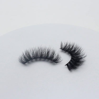 Mebver Lashes Eyelashes 8D Fluffy False Eyelashes Wispy Faux Mink Lashes Light Weight Fake Eyelashes Cat Eye Lashes 7 Pairs Pack, Black Mebver