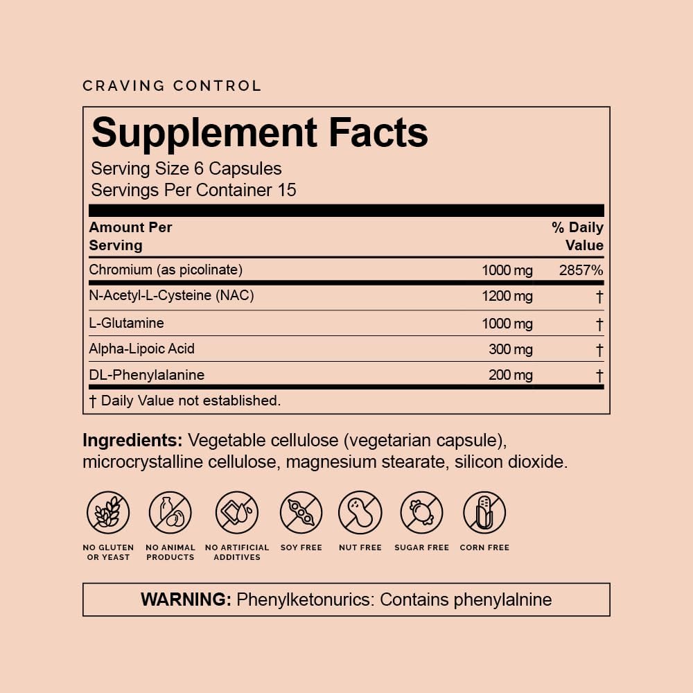 BrainMD Craving Control - Natural Supplement for Appetite Management, 90 Capsules