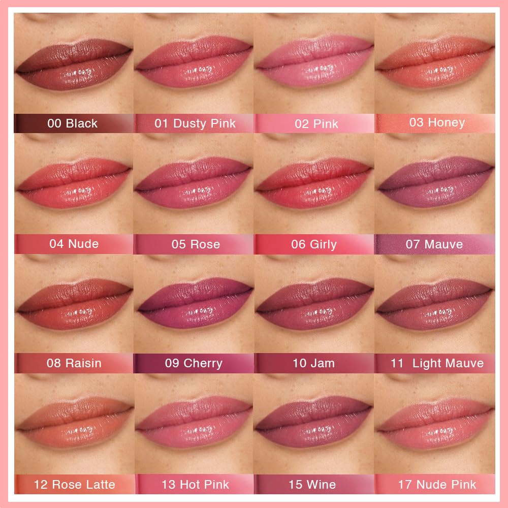 Kaely Lip Oil Stick Makeup, Tinted Lip Balm Glossy Lipstick for Women Kaely