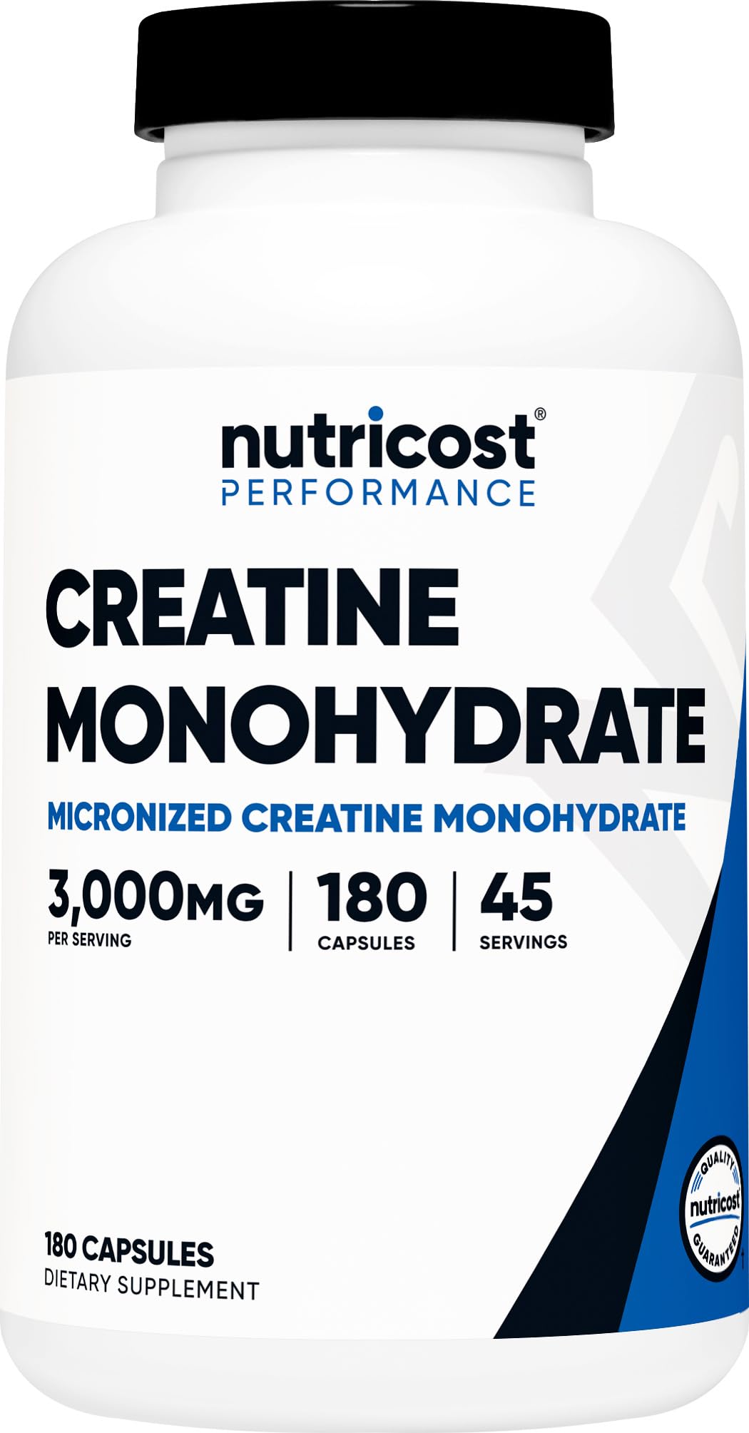 Nutricost Creatine Monohydrate 3,000mg, 180 Capsules (750mg Per Capsule) - Gluten Free, Non-GMO Nutricost buy australia supplements