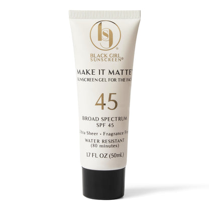 Black Girl Sunscreen Make It Matte SPF 45 Gel for Face - 1.7 Fl Oz BLACK GIRL SUNSCREEN