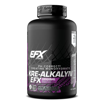 EFX Sports Kre-Alkalyn EFX | pH Correct Creatine Monohydrate Pill Supplement | Strength, Muscle Growth & Performance | 120 Servings, 240 Capsules EFX Sports buy australia supplements