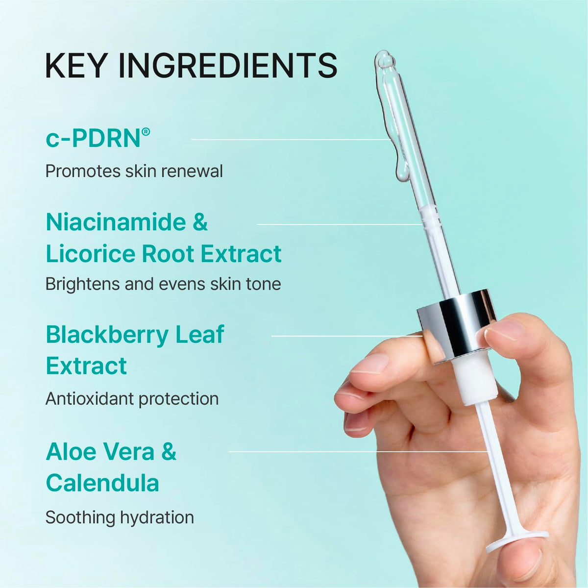REJURAN Turnover Ampoule, c-PDRN® Face Serum, 1.01 fl oz REJURAN