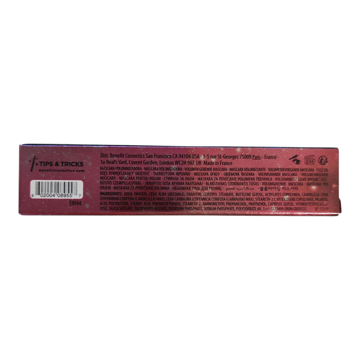 Benefit Bad Gal Bang Volumizing Mascara, Regular Size, 0.3 Fl Oz, Black Benefit