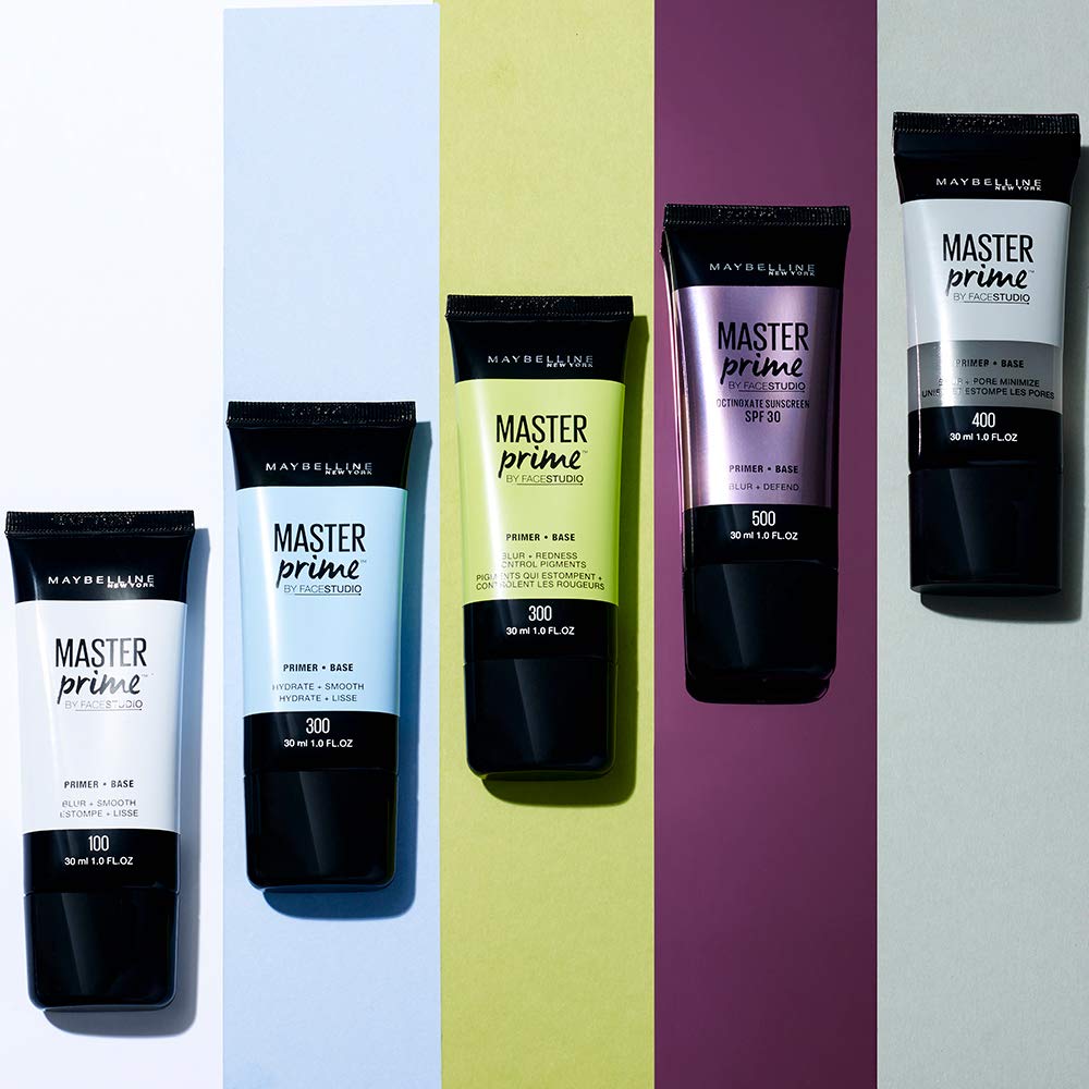 Maybelline New York Facestudio Master Prime Primer Makeup, Blur + Pore Minimize, 1 fl. oz. MAYBELLINE