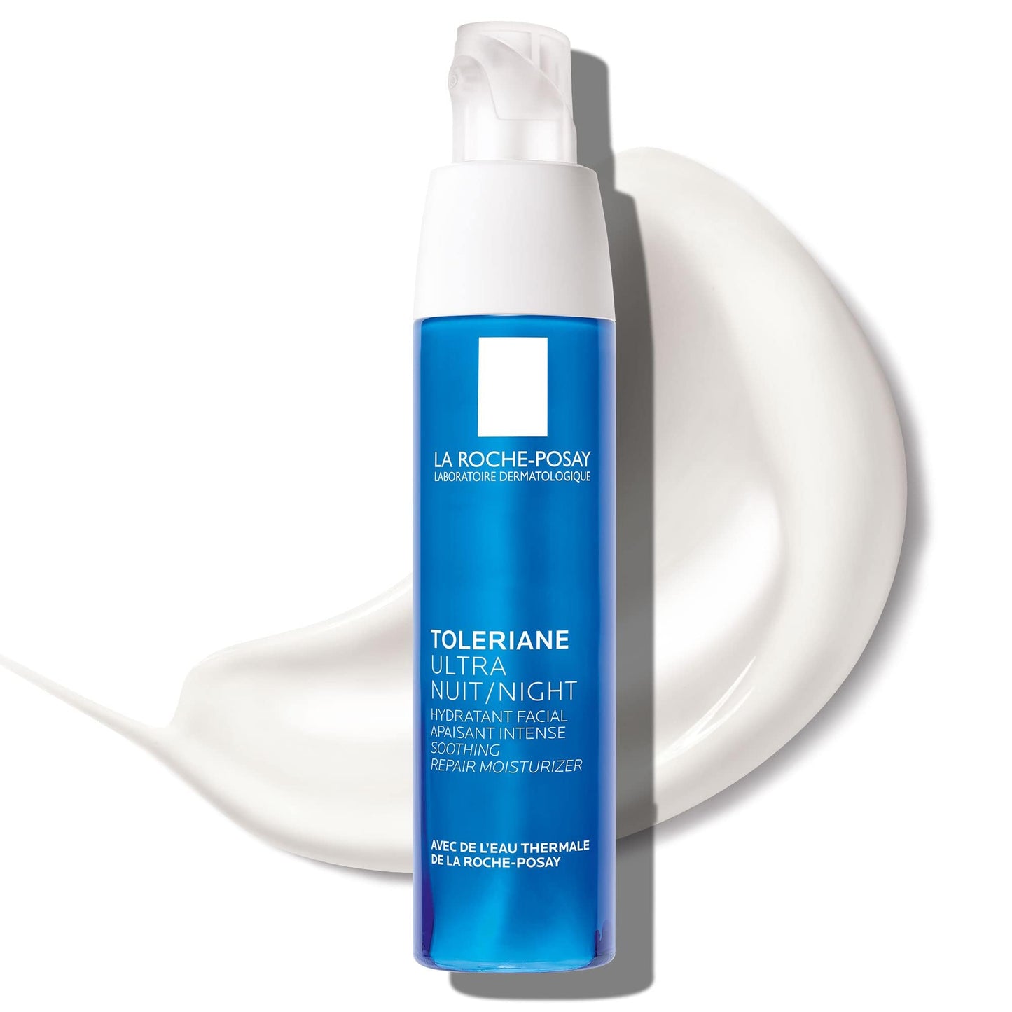 La Roche-Posay Toleriane Dermallergo Night Cream for Face, Intense Soothing Moisturizer with Vitamin E, Allergy Tested La Roche-Posay
