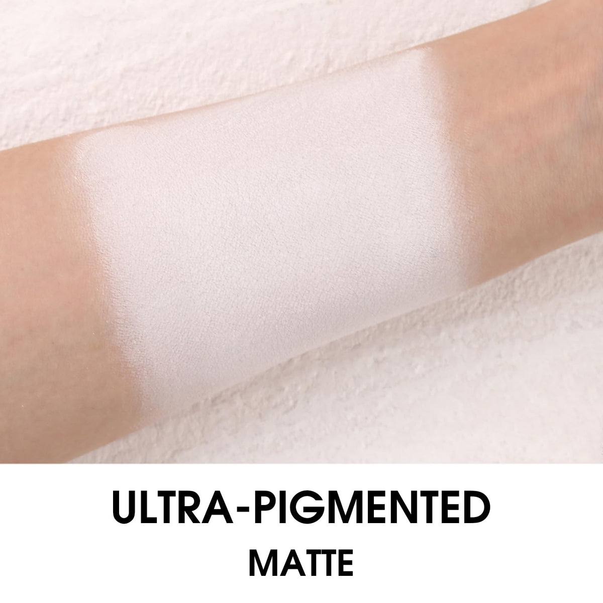 UCANBE White Single Eyeshadow Palette, Highly Pigmented Matte Eye Shadow Powder, Professional Long-Lasting Waterproof Makeup Palette UCANBE