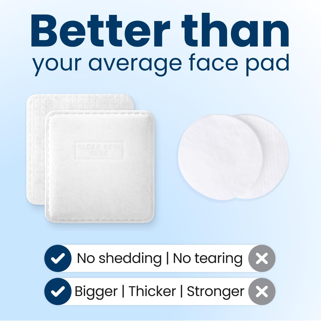 Clean Skin Club Clean² Pads 2.0 [NEW & Improved Edges] Guaranteed Not to Shed & Tear, Unique Triple Layers, Textured Side & Ultra Soft Side CLEAN SKIN CLUB