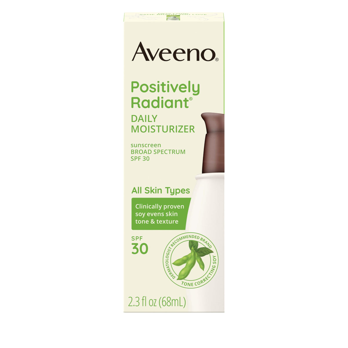 Aveeno Positively Radiant Daily Face Moisturizer SPF 30, 2.3 fl. oz Aveeno