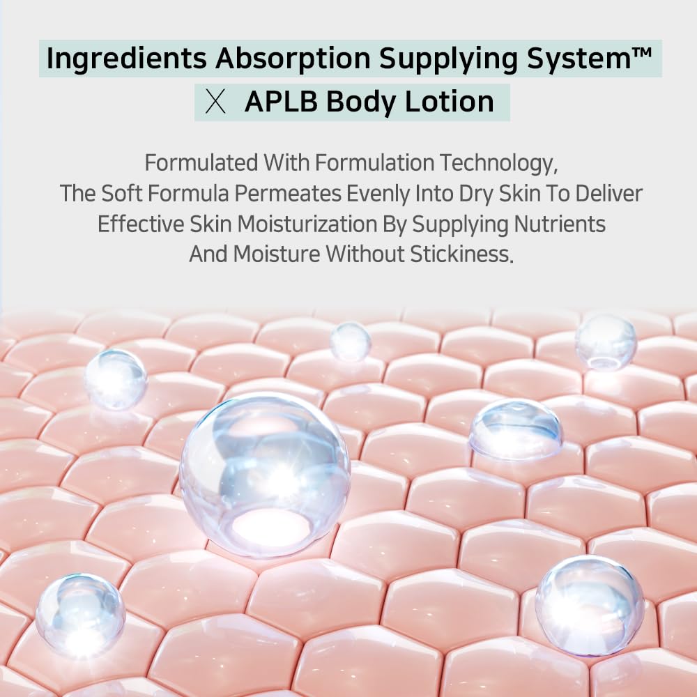 APLB Glutathione Niacinamide Body Lotion | LIPO GLUTA NIAC CEN™ 12.5% 10.14 FL.OZ/Korean Skincare, Long lasting hydration, Revitalize for gentle and improve skin texture APLB