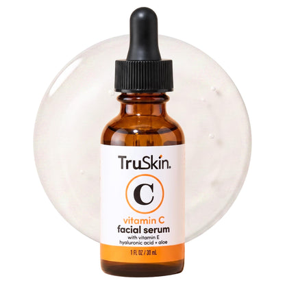 TruSkin Brightening Vitamin C Serum for Face with Hyaluronic Acid, 1 fl oz TruSkin Naturals