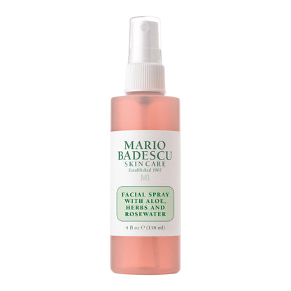Mario Badescu Facial Spray with Aloe, Herbs and Rose Water for All Skin Types, Face Mist that Hydrates Mario Badescu