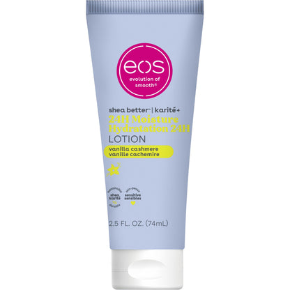 eos 24H Moisture Travel Body Lotion- Vanilla Cashmere, 2.5 fl oz eos