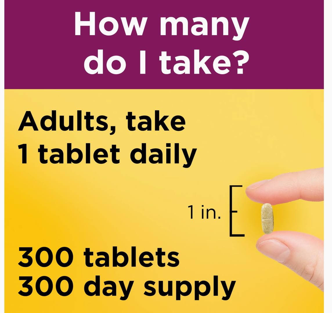 Nature Made Women's Multivitamin Tablets, 300 Count for Daily Nutritional Support Nature Made