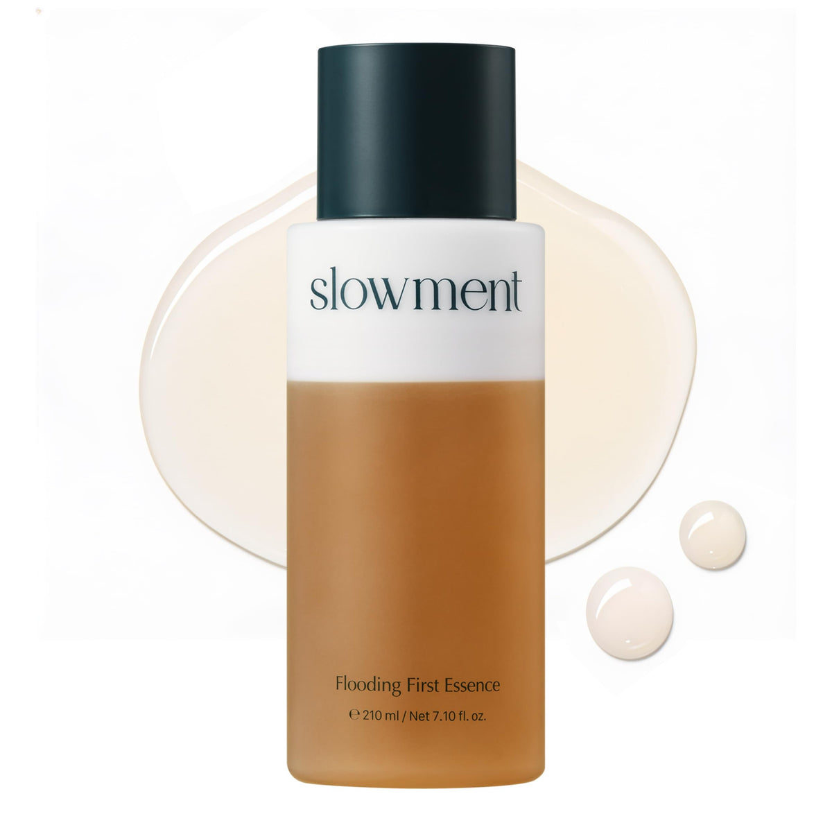slowment Flooding First Essence – Korean Hydrating Facial Essence for Glass Skin, Lightweight First-Step Skincare for Dry & Sensitive Skin, Deep Moisture & Glow Booster, 210ml slowment