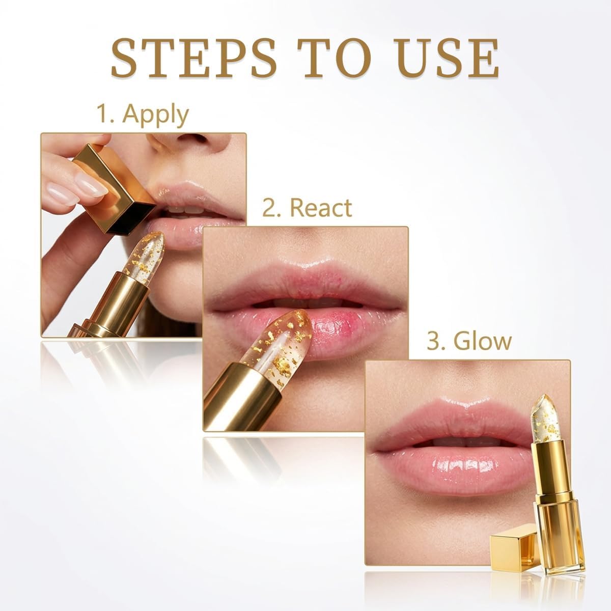 Ryxalth Kivora Lipstick for Mature Lips, pH Color Changing Lip Tint, 2 Pack Ryxalth