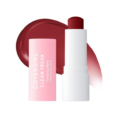 CoverGirl Clean Fresh Tinted Lip Balm, Vegan Formula, Hydrating, Natural Finish, Bliss You Berry, 1 Count COVERGIRL